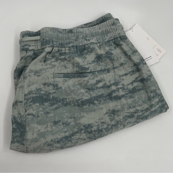 Athleta Pants - BRAND‎ NEW Athleta Women's 3X Cotton Farallon Green Tie-Dye Stretch Shorts